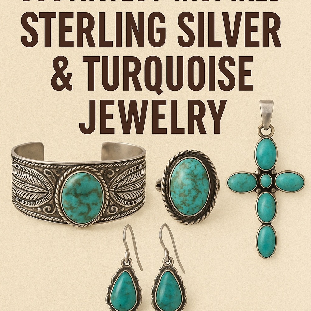 Elegant Sterling Silver and Turquoise Bracelet